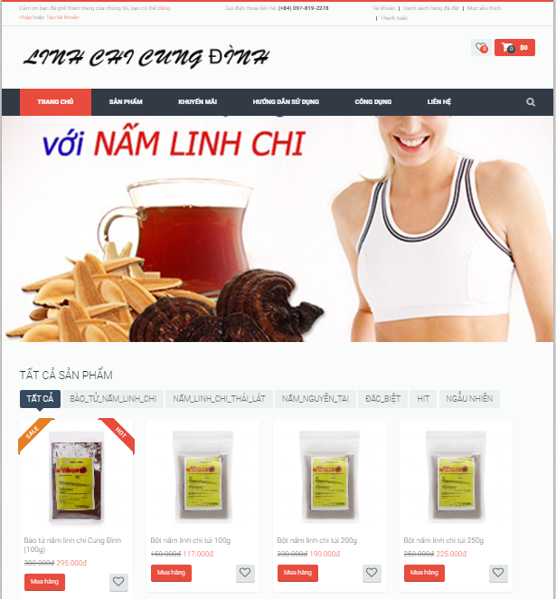 Web kinh doanh nam linh chi