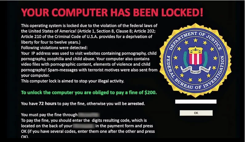 Locker ransomware